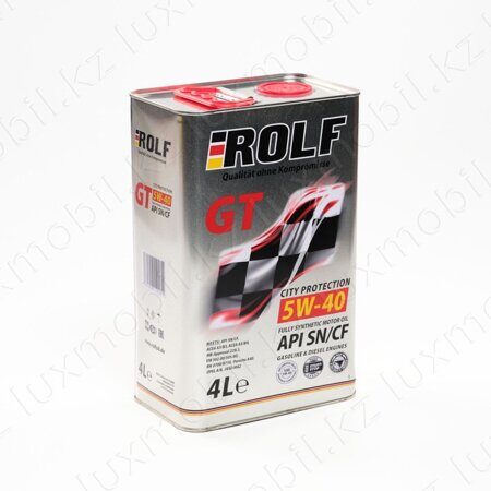 Полусинтетическое моторное масло ROLF GT 5W40 4л