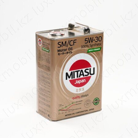 Моторное масло Mitasu Moly-Trimer 5w30 4л