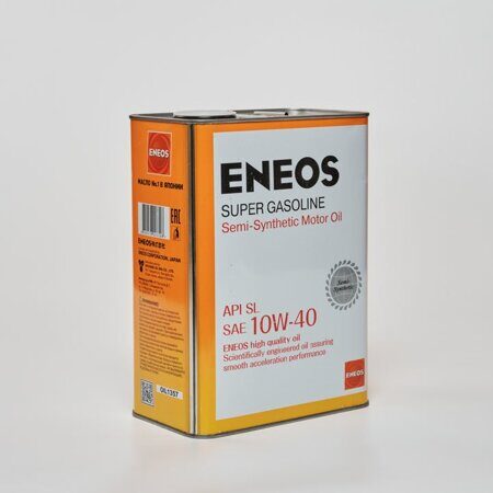 Моторное масло ENEOS супер бензин 10w40 (полус) 4л